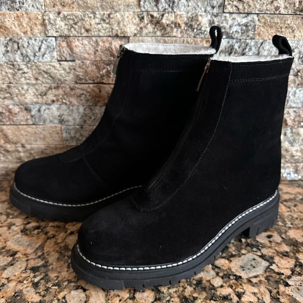 La Canadienne Delta Genuine Shearling Lined City Dry™ Waterproof Bootie (Women)